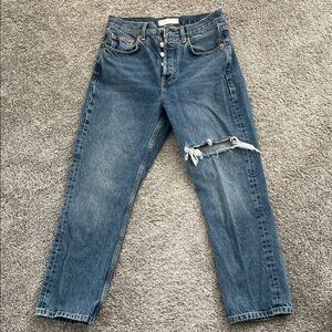 Topshop Light Blue Denim Jeans